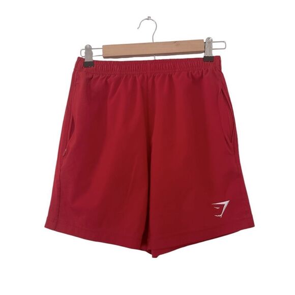 Gym Shark men’s red Short EUC - Picture 1 of 6